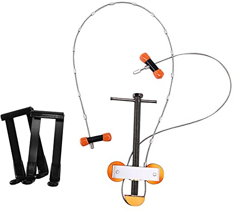 Orton - Prensa de arco portátil de mano y soportes cuádruples para tiro con arco de poleas