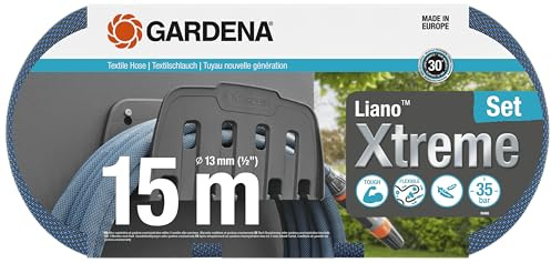 GAR 1x Liano™ Xtreme 15m, 1x 18300, 1x 18225/18264, 1x 18220, 1x Liano™ Waterstop, 1x Liano™ Hose Connector, 1x 241