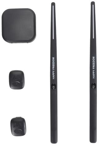 Elektronisches Schlagzeug-Set, Tragbares Smart-Air-Drum-Set mit 3D-Bewegungserkennung, Virtuelle Taschentrommel mit 2 Trommelstöcken für Anfänger, Erwachsene, Kinder