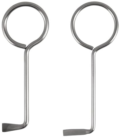 2 Stück Profi Dietrich Set, Buntbartschlüssel Universal für Buntbart Zimmertüren, Universalschlüssel Schlüsseldienst Türöffner Schlüssel für Bunt Bart Schloss Türschloss Öffner Türöffnungswerkzeug