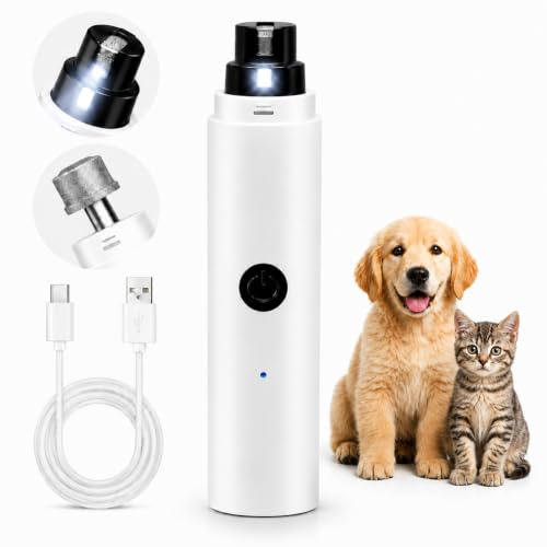 halercay Cortauñas para Perro y Gato,Lima de Uñas para Perros,Diseño Portátil,Cuidado de Uñas Profesional para Mascotas,para Perros Grandes, Medianos y Pequeños