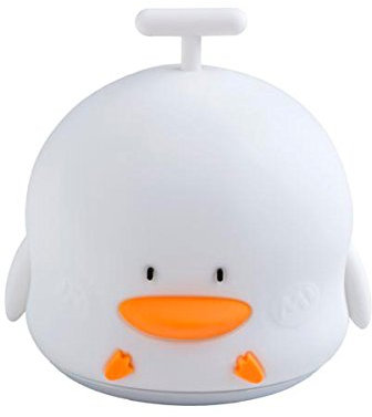 BRANDANI Duck cromoterapia Touch Light Silicone/ABS 9 PC Display, Bianco, Taglia Unica