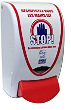 Distributeur manuel deb proline stop desinfection