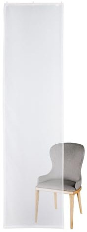 Schwar Textilien Flächenvorhang Schiebegardine Schiebevorhang Raumteiler Vorhang Blickdicht Farbe weiß