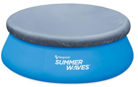 Premium Planschbecken Pool Cover Abdeckplane RUND Poolabdeckung Plane Abdeckung witterungsbeständig für 244 cm Fast Pools
