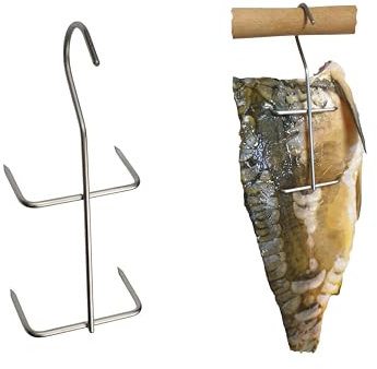 AlcoFermBrew Räucherhaken x 5 Stk Räucherfischhaken | Fleischhaken | Raucherhaken | Metzgerhaken