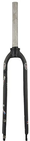 Fourchettes rigides pour VTT 26/27,5/29 - Fourche rigide pour vélo de montagne - Fourche de 28,6 mm - Sans filetage - Fourche de VTT - Fourche de vélo avant Superlight - Noir