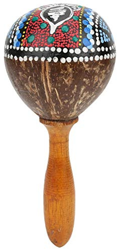 plplaaoo Instrumento Musical Maracas Profesional, Maracas de Madera para niños Adultos, agitadores de música Rumba Shaker Instrumento de percusión Manual Martillo de Arena Instrumento Musical(1)