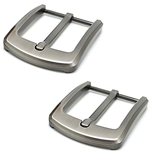 Nifocc 2 Stück Gürtelschnalle Gürtel Ersatzschnalle Quadratische Gürtelschnalle Gürtelschließe Belt Buckle für Männer Frauen Gürtel Stil 1