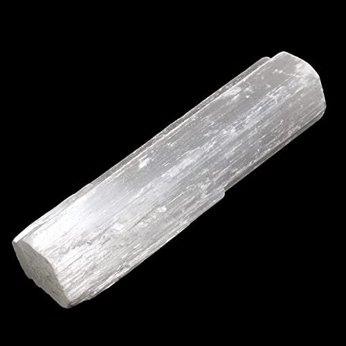 ALCHIMIA- Pietra selenite cristalloterapia reiki meditazione chakra provenienza Marocco Bacchette cm.7-10