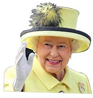 Autocollant de voiture Queen Elizabeth pour fenêtre de voiture - Autocollant personnalisé - Imperméable - Décoration de véhicules