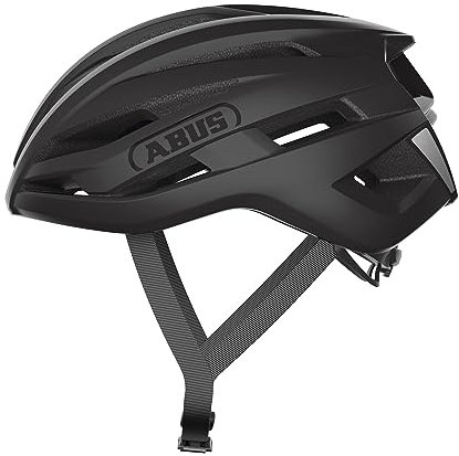 ABUS Rennradhelm StormChaser ACE - leichter Fahrradhelm für Radrennen, Gravelbike-Touren und Cyclocross - für Damen und Herren - Größe L, Schwarz