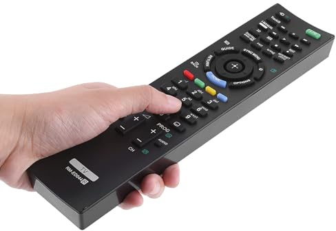 Telecomando RMED044 Sostitutivo per Smart TV Universale Compatibile con Android TV Box Dispositivi - Telecomando Multifunzione senza Batterie