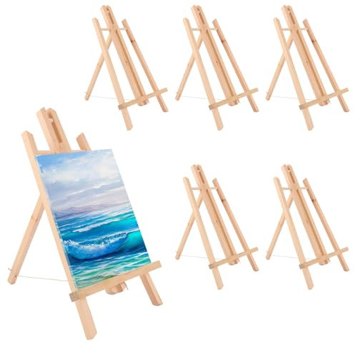 JMIATRY Chevalet de Table, Chevalet Bois, Petit Chevalet Bois, Chevalet Peinture de Table (2)