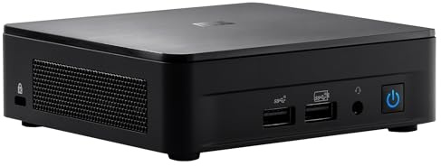 ASUS NUC 12 Pro Slim Kit RNUC12WSKI500002I (Intel Core i5 1240 Prozessor, Intel Iris XE Grafik, Intel WiFi 6E, ohne Betriebssystem, mit EU-Netzkabel)