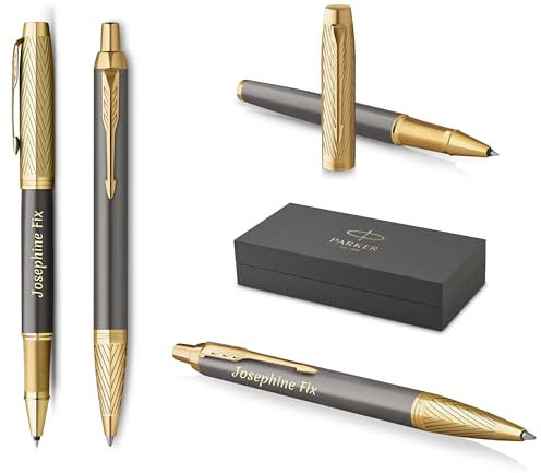 PARKER IM Pioneers GT Limited Edition Kugelschreiber und Tintenroller mit Gravur | Premium Stift | Geschenkbox | personalisiertes Geschenk | Geburtstag