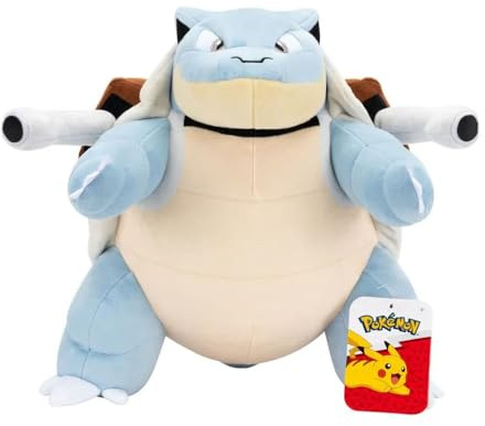 Pokémon Plush 30cm Blastoise - Plyschleksak for barn 2+ - Officiell Pokemon mjukisdjur.