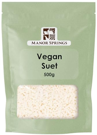 Vegan Suet 500g by Manor Springs – Premium Plant-Based Suet for Baking & Cooking
