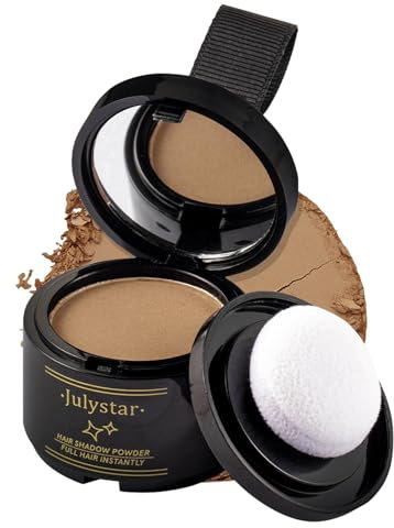 Ansatzpuder, 4g Haaransatz Ausbessern & Haarausfall Abdecken - Sofortige Grauabdeckung, Fleckenfreier Haarpuder Männer & Frauen - Haarfasern/Haartopper Alternative