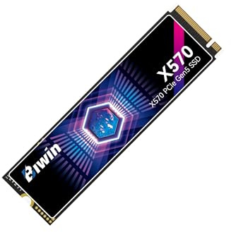 BIWIN Black Opal X570 Gen5 Gaming SSD 2TB - bis zu 14500 MB/s Lesen - M.2 2280 NVMe PCIe 5.0 mit 3D TLC NAND - Professionelle Interne Festplatte für Laptop & Desktop