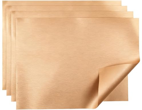 4 PCS Teflon Sheet, Heat Press Teflon Sheets 16x20 PTFE Heat Transfer Paper Reusable Non-Stick, Resistant Crafting, Baking, Ironing, DIY Projects, Iron Protector, and Non-Stick Oven Liner