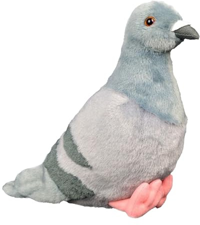 Yaztauho Pigeon Pytt,Realistisk Fågeldekoration Docka Leksak - Kramdjur Fågel,Halloween Jul Födelsedag Sovrum Lekrum