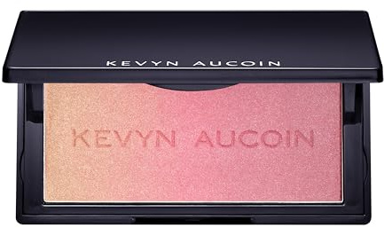 Kevyn Aucoin The Neo-Blush - Gradient Trio Richly-Pigmented, Lightweight Powder Cheek Blush & Highlighter Makeup Palette with Pearl, Satin, and Matte Finishes, Rose Cliff, 6.8 g
