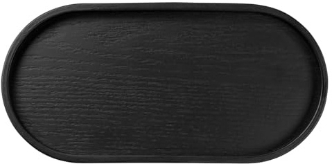 ASA Selection Wood Holztablett oval schwarz 23x11cm