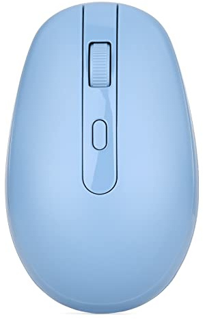Rii RM700 Souris sans Fil 2.4G avec Récepteur Nano USB,Clic Silencieux, 3 Niveaux de DPI Ajustables (Bleu)