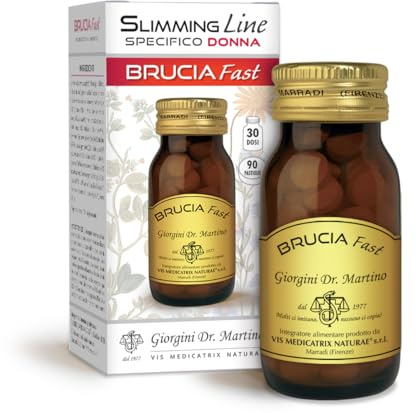 Dr Giorgini BRUCIA FAST Donna - Pastiglie 45 g (integratore con arancio amaro per lo stimolo del metabolismo)