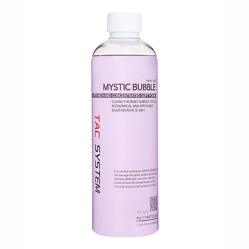 TAC Systems Mystic Bubble 500ml Car Auto Wash Shampoo - pH Neutral, Deep Cleaning Power, Coating Safe