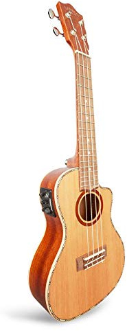 Lanakai CDST-CEC Konzertgitarre mit Kula-Vorverstärker A/E-Ukulele