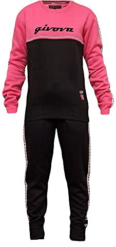 ALLA KVINNOR 100G/SVART TRÖJA BANDA HALS/FUXIA Tg. S