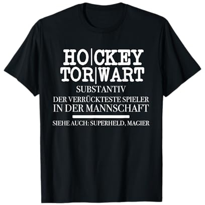 Hockey Torwart Feldhockey Eishockey T-Shirt
