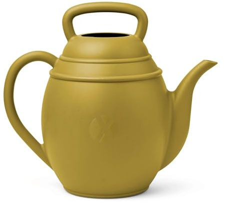Xala - Arrosoir Chai 10L - 42x26x37 - Jaune Curry - pour l'intérieur et l'extérieur - Résistant à la Rupture - Léger