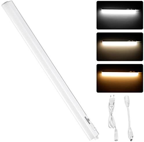 papasbox 13W LED Unterbauleuchte 90cm Küchenunterbauleuchte | Unterbau Küche Lichtleiste mit Schalter Stecker | Unterschrankleuchte Unterbaulampe Küchenlampe