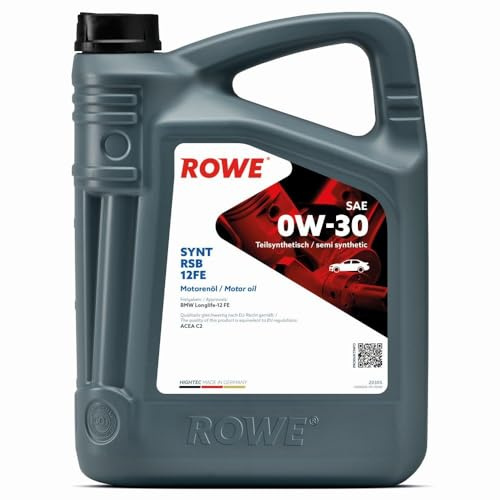 ROWE Motoröl 0W-30 5 L für MINI Countryman (R60) Schrägheck (F55) Cabrio (F57) | 20305-0050-99, Hightec Synt Rsb 12FE SAE 0W-30