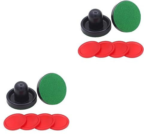Toddmomy 16 STK Hockey Drücker Pucks Gesetzt??? Austausch Von Spieltischen Hockeyspiel Airhockeytisch Für Erwachsene Airhockey-zubehör Air-Hockey-Pusher Und -Pucks Kind Luft Lieferungen