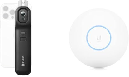 FLIR ONE EDGE PRO Wireless 160 × 120 IR camera with Ignite for iOS and Android & Ubiquiti HDMI UniFi 6 Pro Access Point - U6-Pro Wi-Fi 6, Dual Band