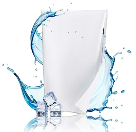 CULYA Asciugamano Rinfrescante 90 × 30 cm con Bottoni a Pressione – Asciugamano Refrigerante Sportivo Riutilizzabile per Sport e Caldo, UPF 50+, Facile da Riattivare – Bagnare e Scuotere