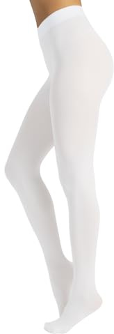 CALZITALY Ogenomskinliga ogenomskinliga ogenomskinliga tights dam, Vit, S