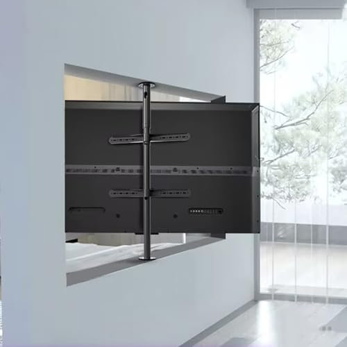 IATUPKE LCD-TV, 360 Grad drehbarer Rahmen, Bodenständer, Trennwand, drehbares Gestell, drehbarer TV-Schrank, drehbare Basis, verstellbare, neigbare und schwenkbare TV-Deckenhalterung, Pass