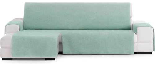 ECOMMERC3 | Copridivano Chaiselong extra sinistro universale e versatile – Copridivano Chaiselongue colore verde, facile da posizionare per schienale, seduta e bracci