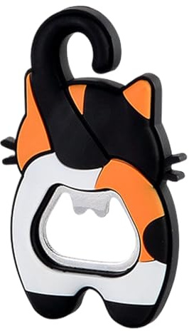 Katzen-Flaschenöffner, magnetischer Flaschenöffner,Kühlschrankmagnet in Cartoon-Katzenform | Multifunktionaler Saftdeckelöffner, kreativer Flaschenöffner für Bier, Limonade, Getränke