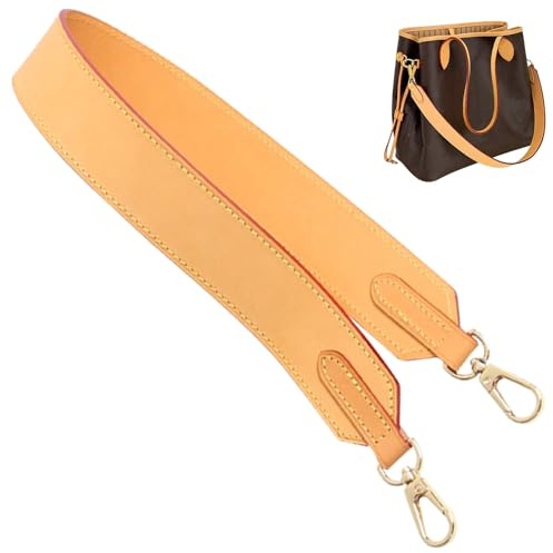 jiesinlov Vachetta Lederriemen Ersatztasche Schultergurt für Neverful Tote Handtasche