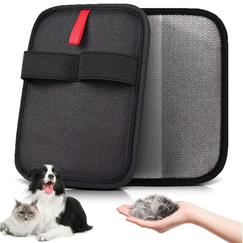 Pet Hair Removal Brush – Reusable Grooming Tool for Cats and Dogs, Ideal for Clothing, Furniture, Carpets, Cat Beds, Car Seats, and More – Upgraded Static Fur Remover (1 Piece)