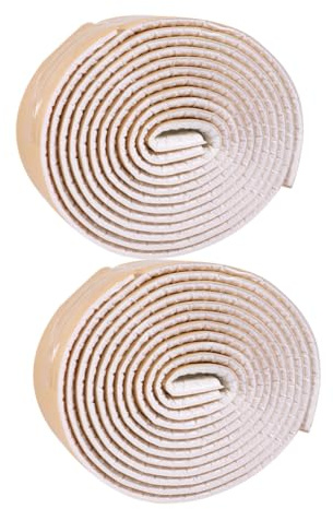 Operitacx 2 Pièces Autocollants Muraux Auto Adhésifs pour Décoration Intérieure Bordures Peint Blanc pour Salon Chambre Cuisine et Salle de Bain