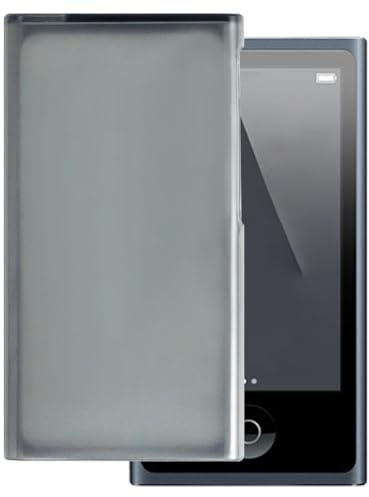 OAGELIM Schützende Telefonhülle für iPod Nano 7th - Schwarz | 2.5 Flexible stoßfeste Gel-TPU-Hülle, kratzfest und mit militärischem Fallschutz