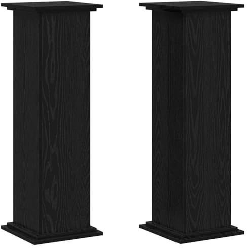 Columna Decorativa para Plantas, Soporte para Plantas/para Macetas, Soporte para Flores, Taburete para/Columna para/Mesa para Flores, Mesa de Pedidos, Material de Madera (33x33x100cm)