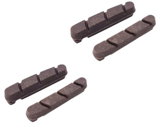 Opatiny Road - Pastillas de freno de fibra de carbono para bicicleta, 2 pares de repuesto de corcho 105 R55C4, zapatas de freno y ruedas de carbono